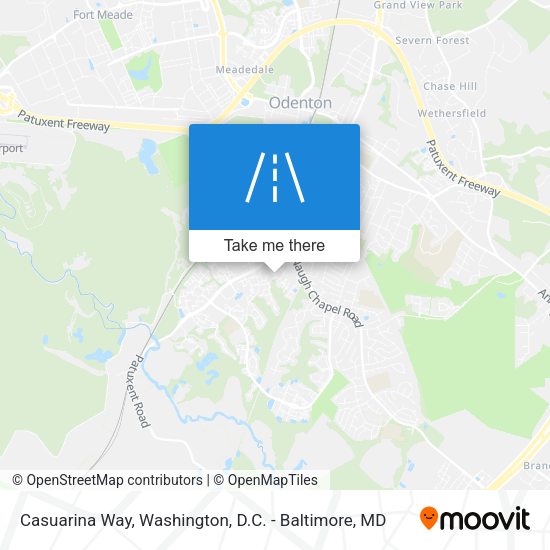 Casuarina Way map