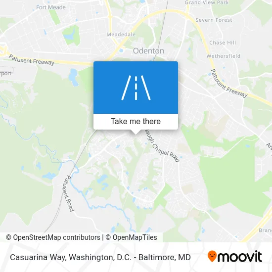 Casuarina Way map