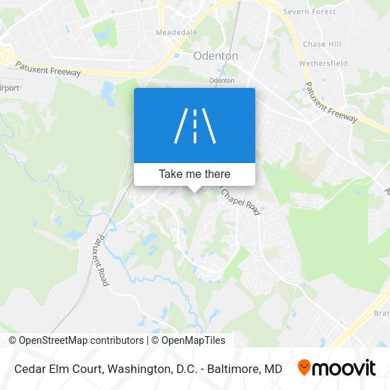 Cedar Elm Court map