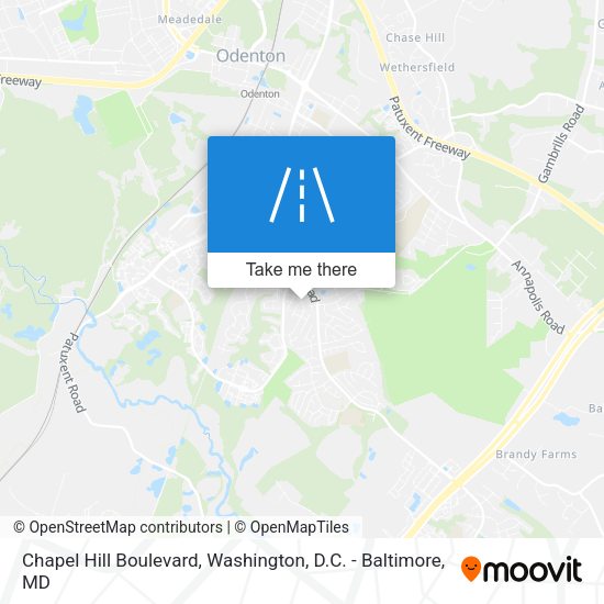 Mapa de Chapel Hill Boulevard