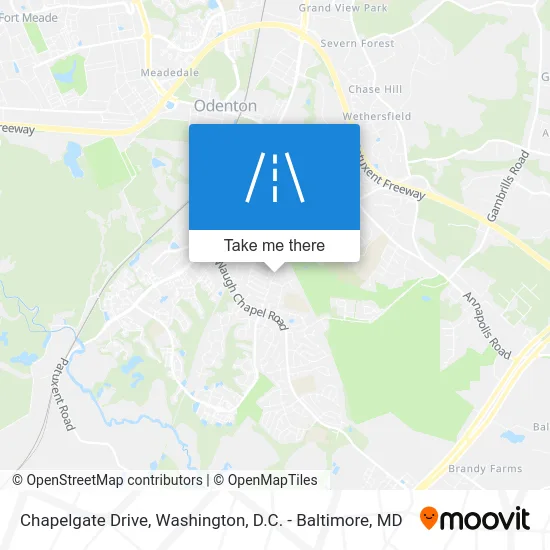Chapelgate Drive map