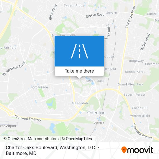 Charter Oaks Boulevard map