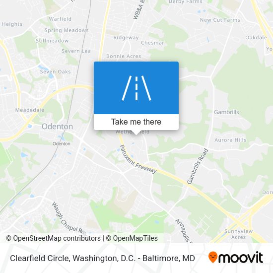 Clearfield Circle map