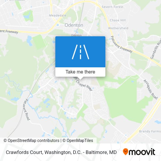 Crawfords Court map