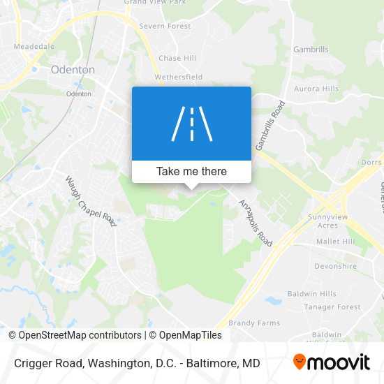 Mapa de Crigger Road