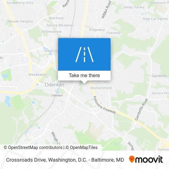 Crossroads Drive map