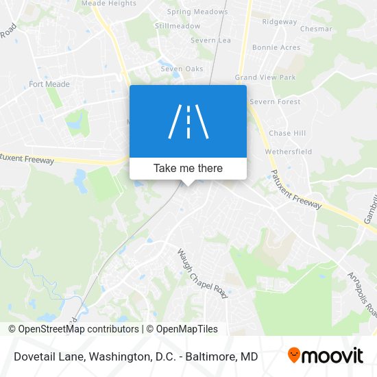 Mapa de Dovetail Lane