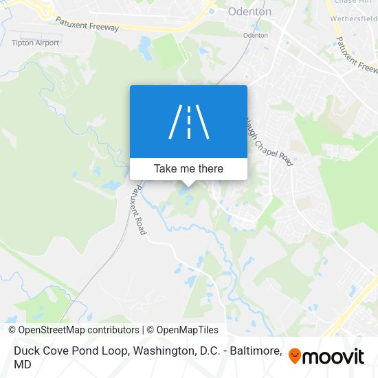 Duck Cove Pond Loop map