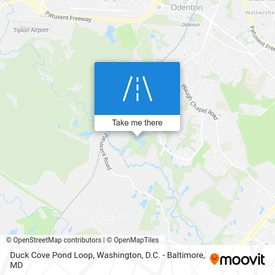 Duck Cove Pond Loop map