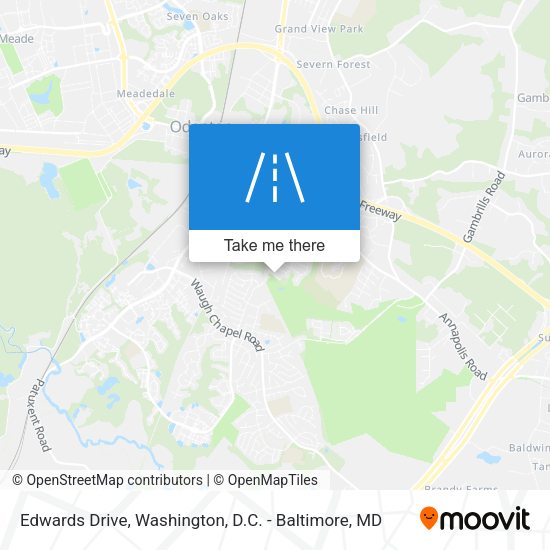 Mapa de Edwards Drive