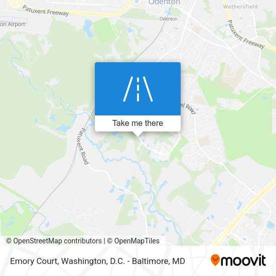 Mapa de Emory Court