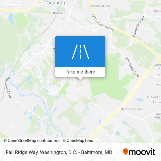 Fall Ridge Way map