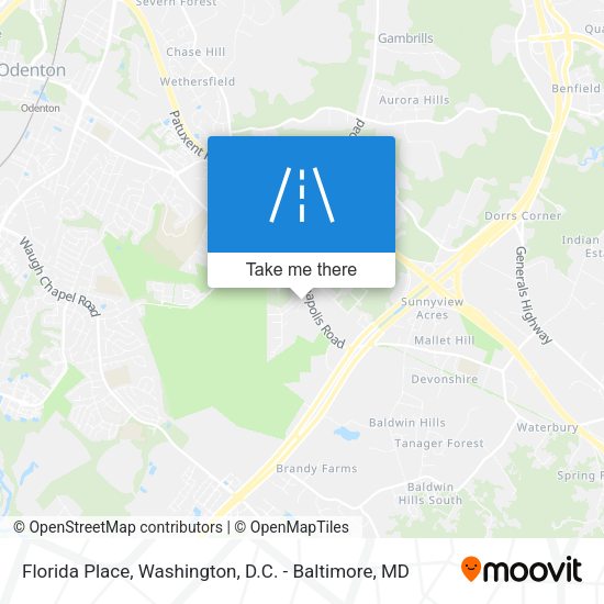 Mapa de Florida Place