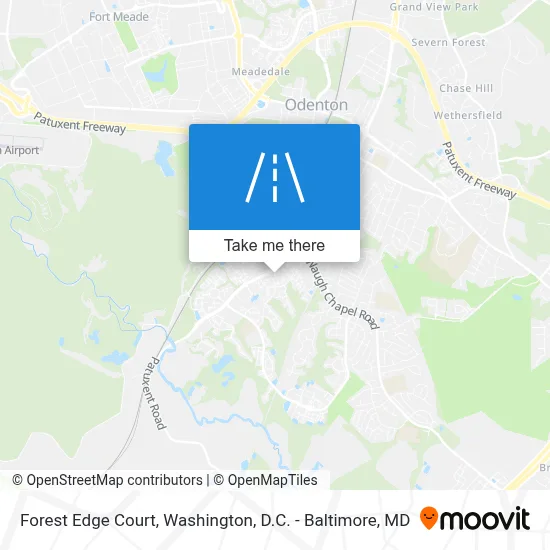 Forest Edge Court map