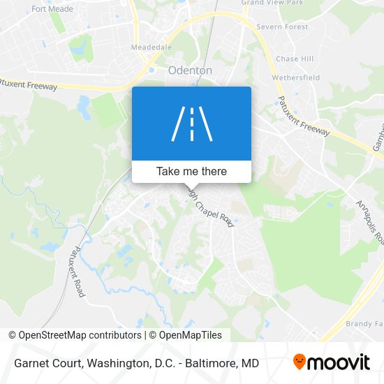 Mapa de Garnet Court