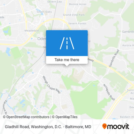 Gladhill Road map