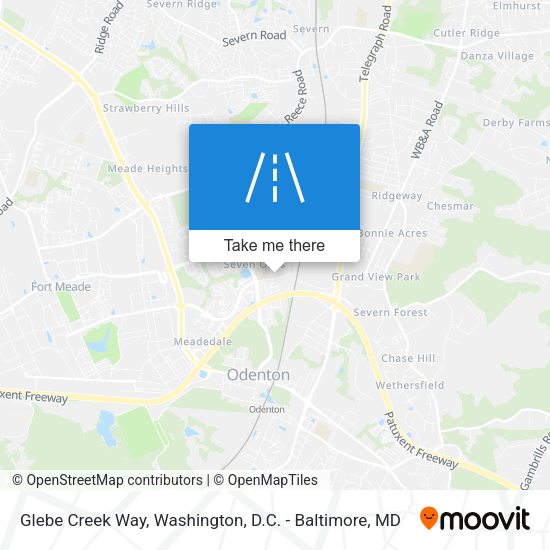 Glebe Creek Way map