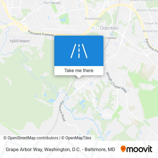 Grape Arbor Way map