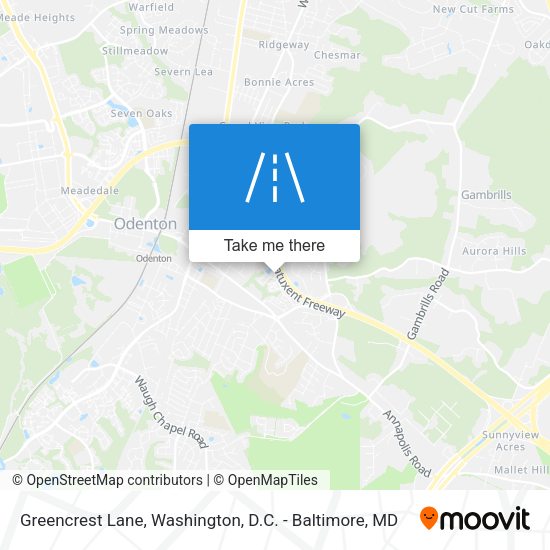 Greencrest Lane map
