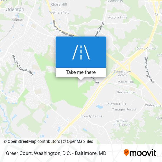 Mapa de Greer Court