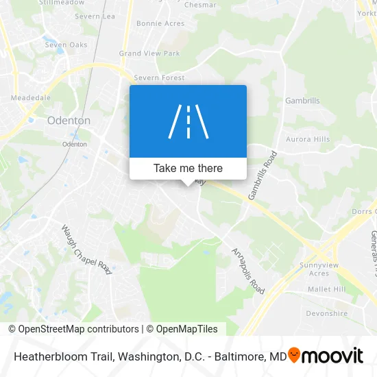 Heatherbloom Trail map