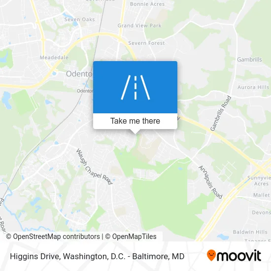 Higgins Drive map