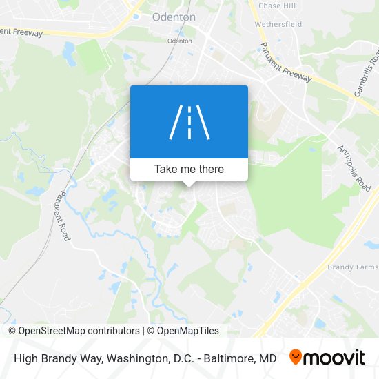 High Brandy Way map