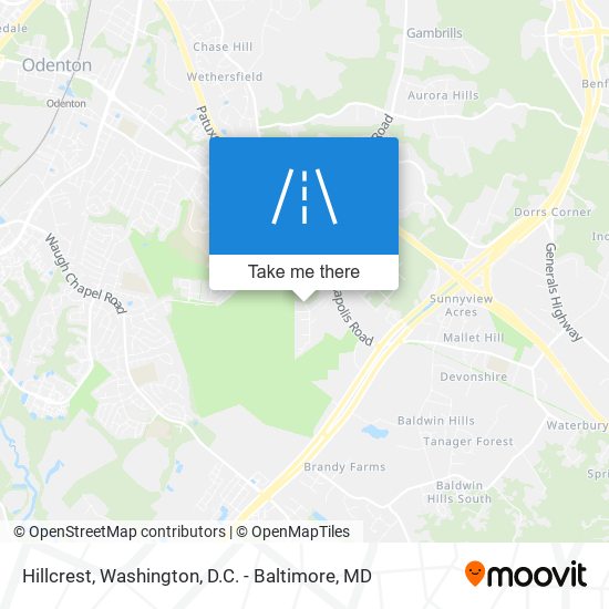 Mapa de Hillcrest