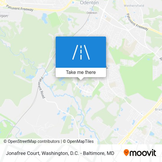 Jonafree Court map
