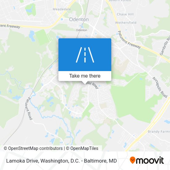 Lamoka Drive map