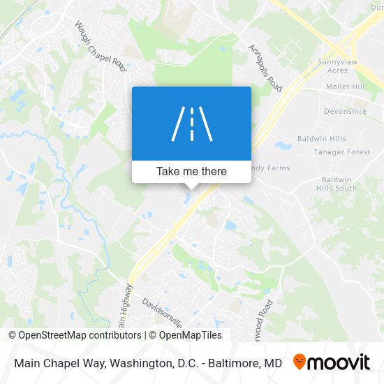 Main Chapel Way map