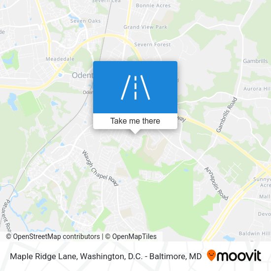 Mapa de Maple Ridge Lane