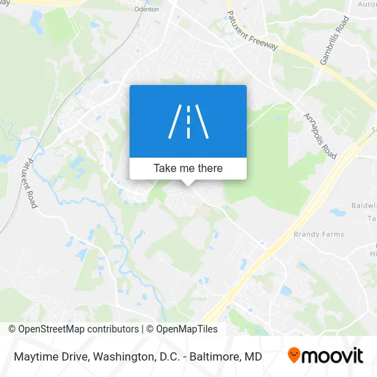 Maytime Drive map