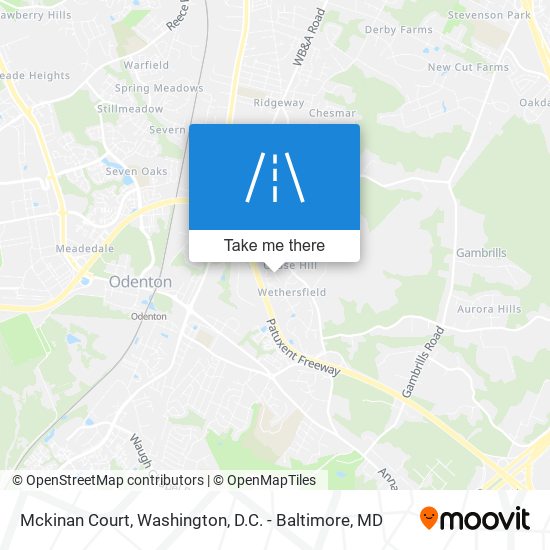 Mckinan Court map