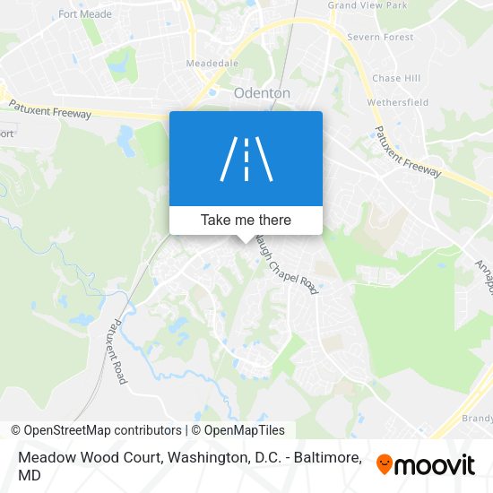Meadow Wood Court map