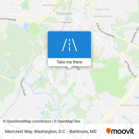 Mericrest Way map
