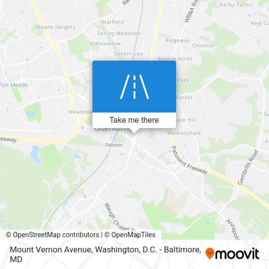 Mapa de Mount Vernon Avenue