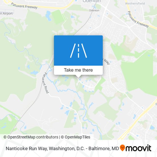 Mapa de Nanticoke Run Way