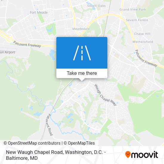 Mapa de New Waugh Chapel Road