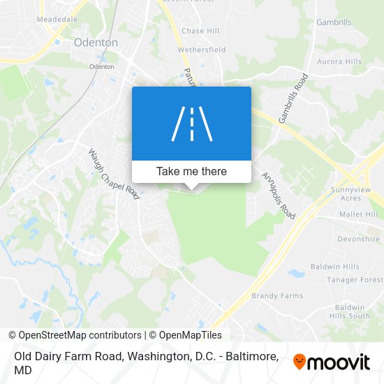 Old Dairy Farm Road map