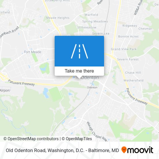 Mapa de Old Odenton Road