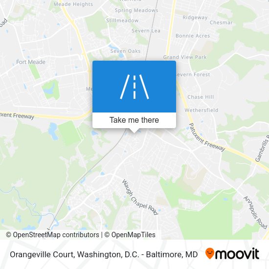 Orangeville Court map
