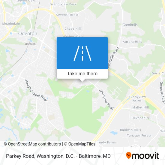 Parkey Road map