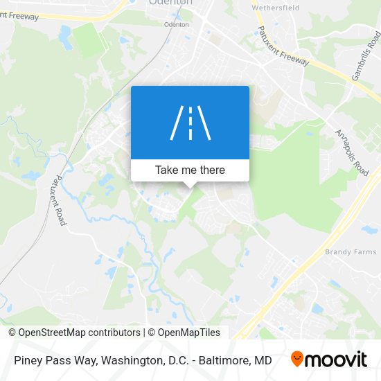 Piney Pass Way map