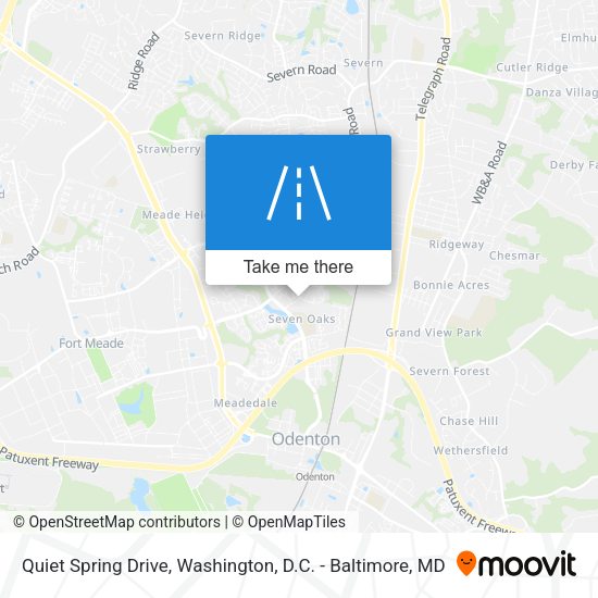 Quiet Spring Drive map