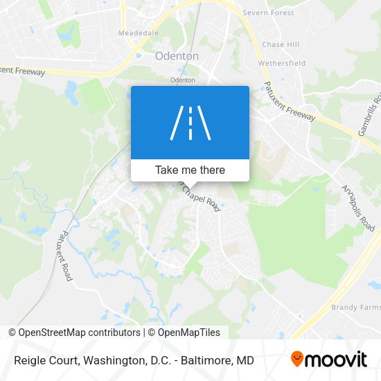 Reigle Court map