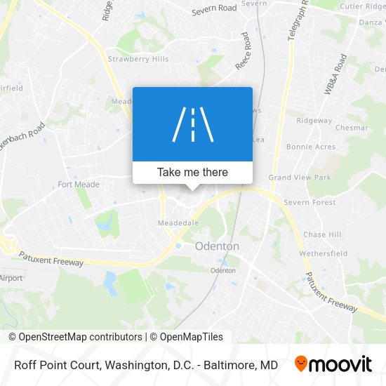 Roff Point Court map