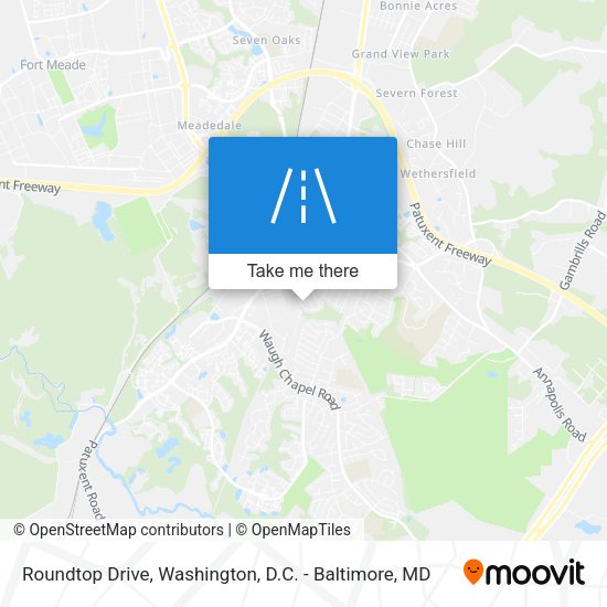 Mapa de Roundtop Drive