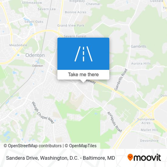 Sandera Drive map