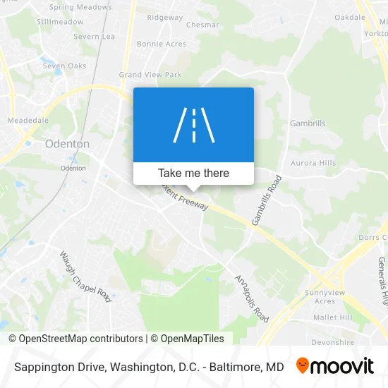 Sappington Drive map
